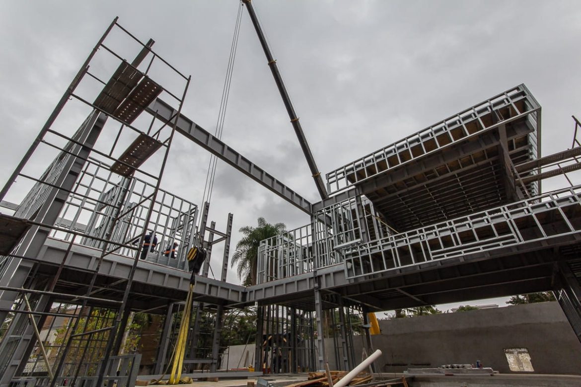 construção em Steel Frame