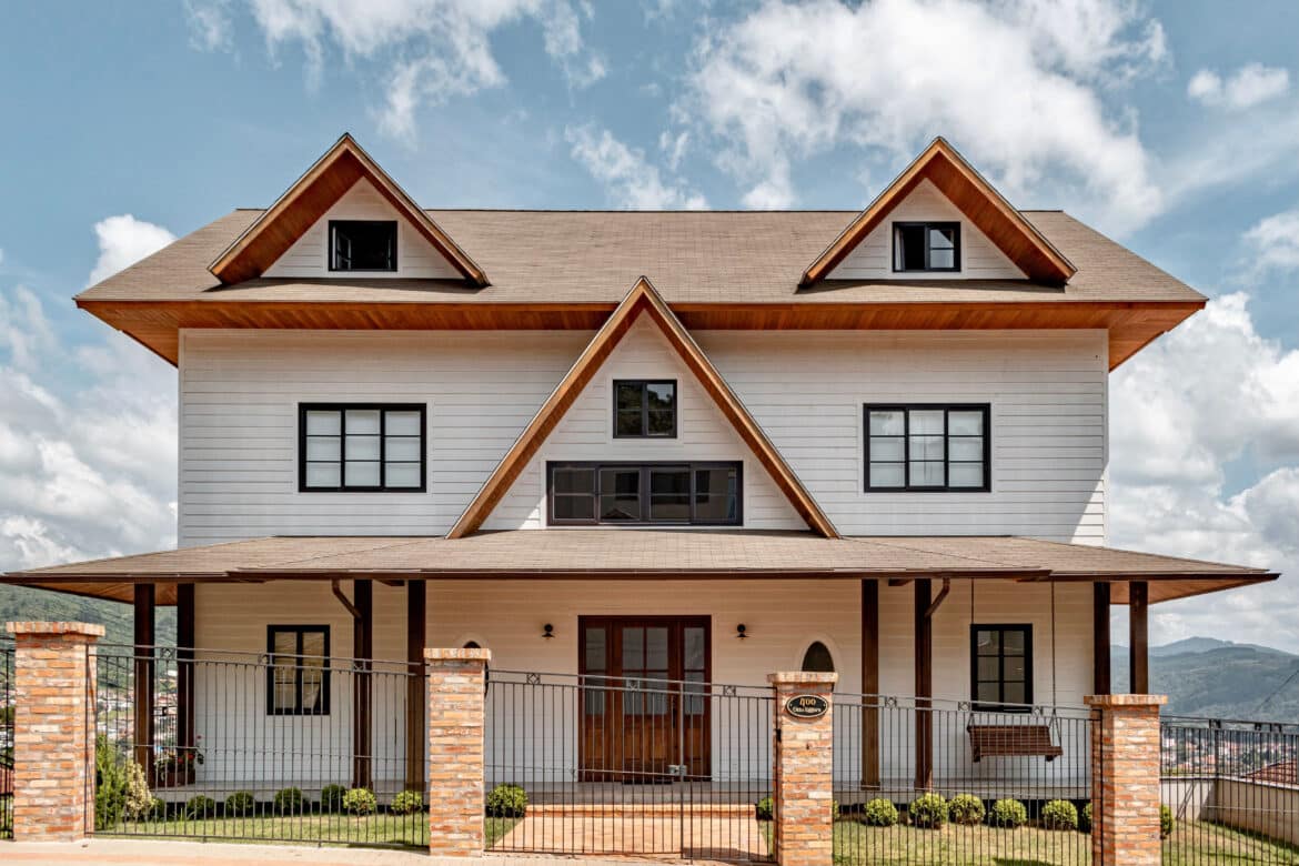 casa feita com Steel Framing