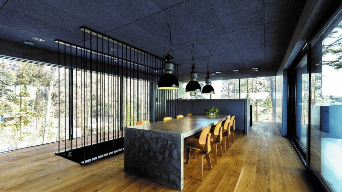 Ambiente sofisticado com forro fiberwood