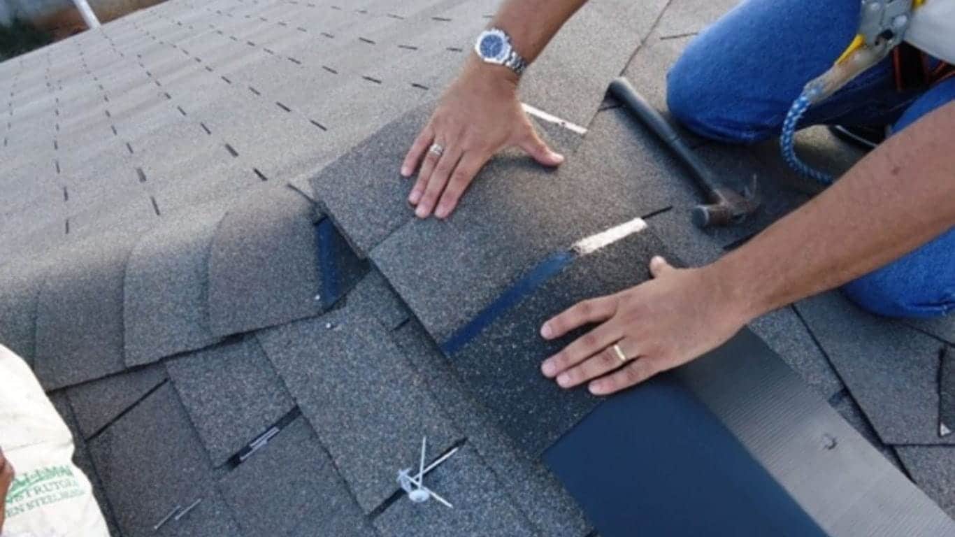 como fixar o telhado shingle sobrea ventilação