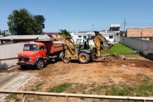 limpeza do terreno