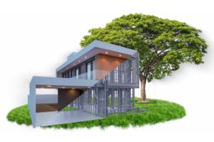 construção a seco em obra sustentável com redução de resíduos e processos industrializados