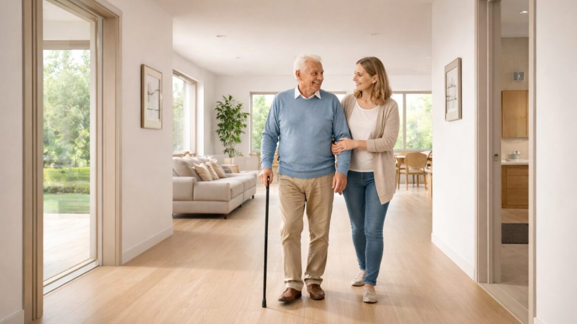 casa projetada em steel framing com conceito de acessibilidade para idosos