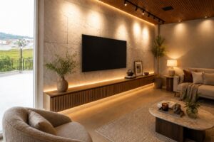 Revestimento Trend Hiper com composição contemporânea e relevo elegante 