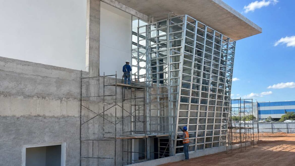 Fachada em light steel framing
