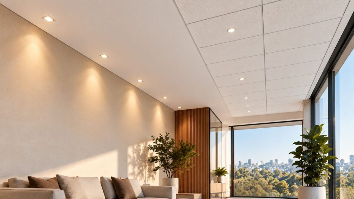 Comparação entre forro de drywall e forro modular em diferentes ambientes